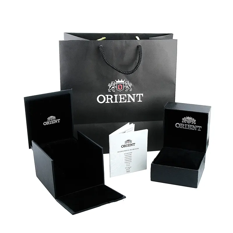 Orient Semi-skeleton Open Heart Ice Blue Men's Watch- RA-AR0009L